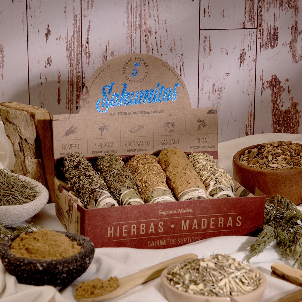 Sahumitos x 5 Mix (Wood Herbs)