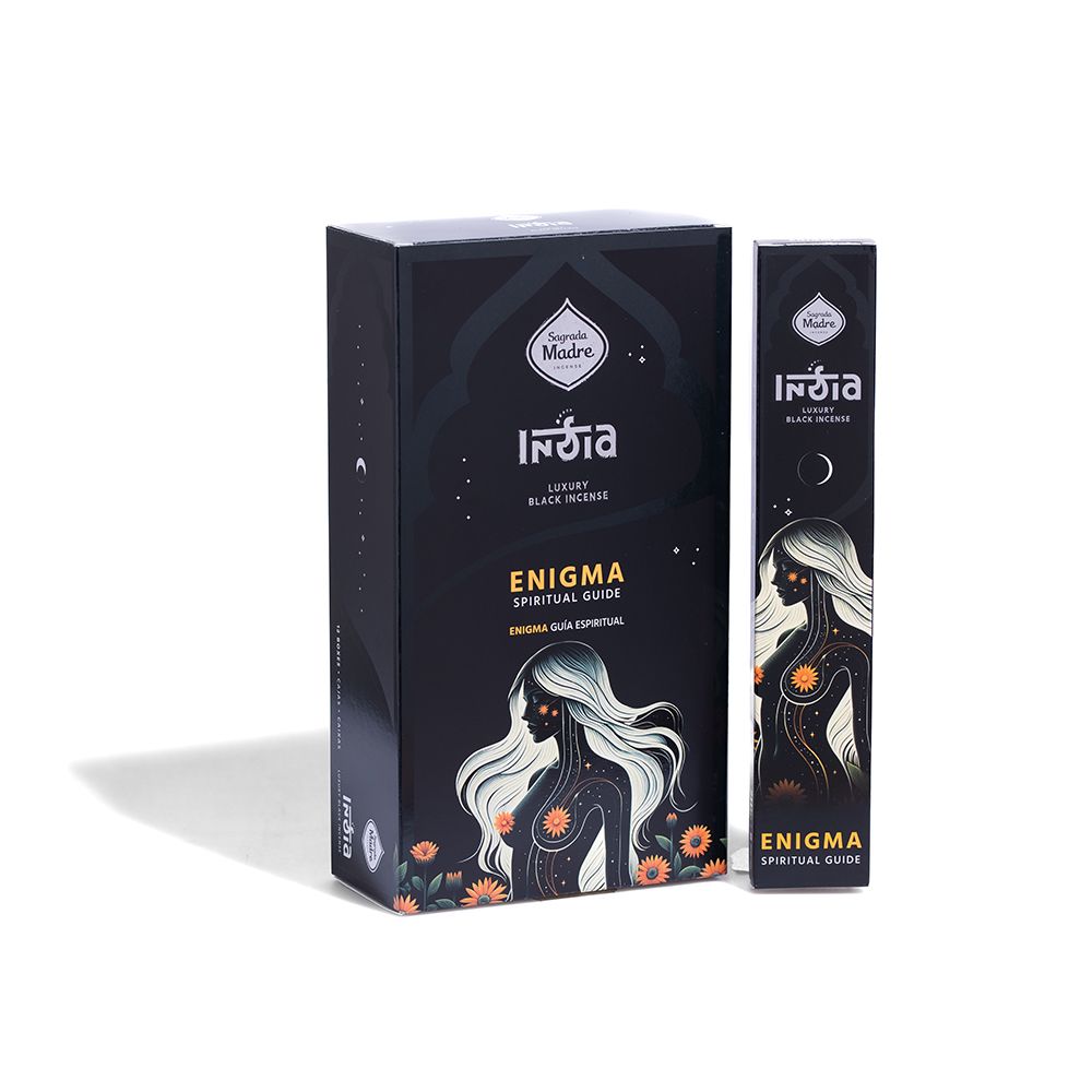 India Black ENIGMA: guía espiritual Caja x 12