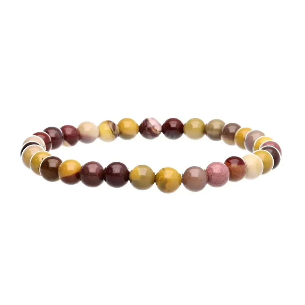 Pulsera de Jaspe Mokaita 6mm